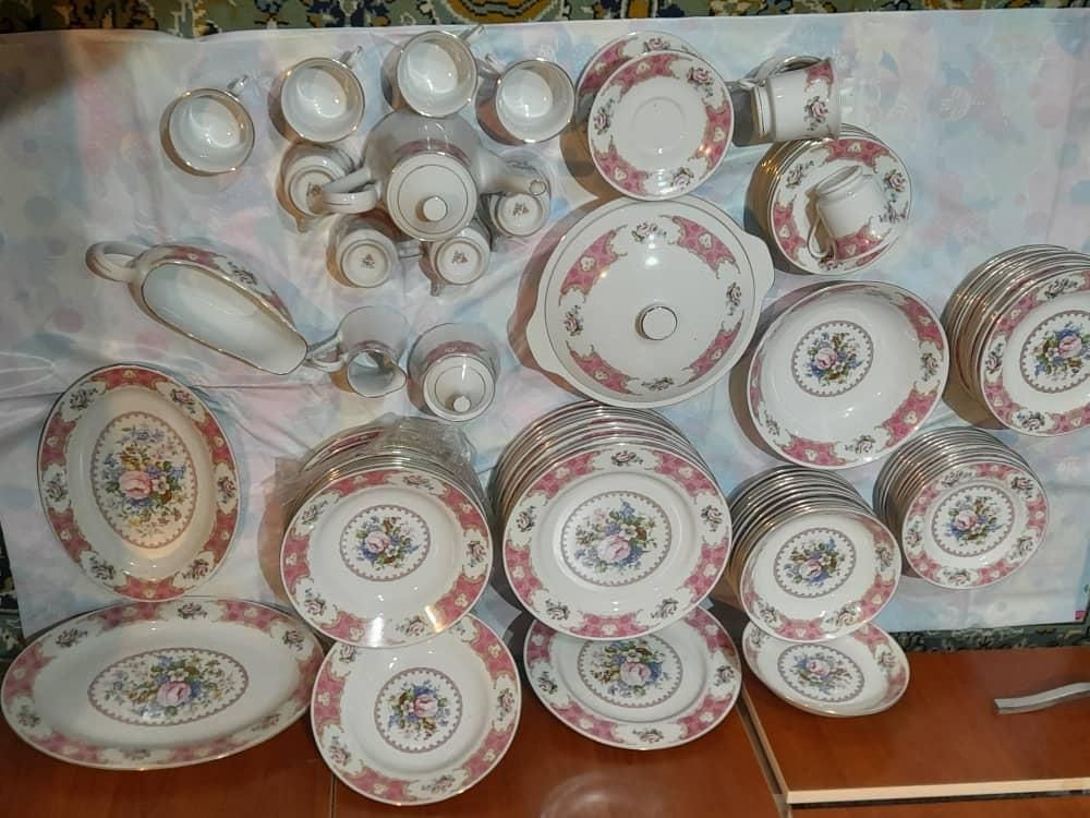 ظروف چینی ۱۲نفره برای ۴۰ سال پیش|ظروف سرو و پذیرایی|تهران, شهرک چیتگر|دیوار