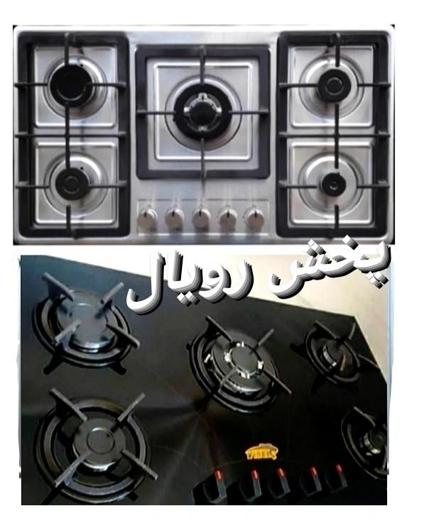 اجاق گاز رومیزی شیشه توکار صفحه ای ۵شعله استیلt66|اجاق گاز و لوازم برقی پخت‌وپز|تهران, استاد معین|دیوار