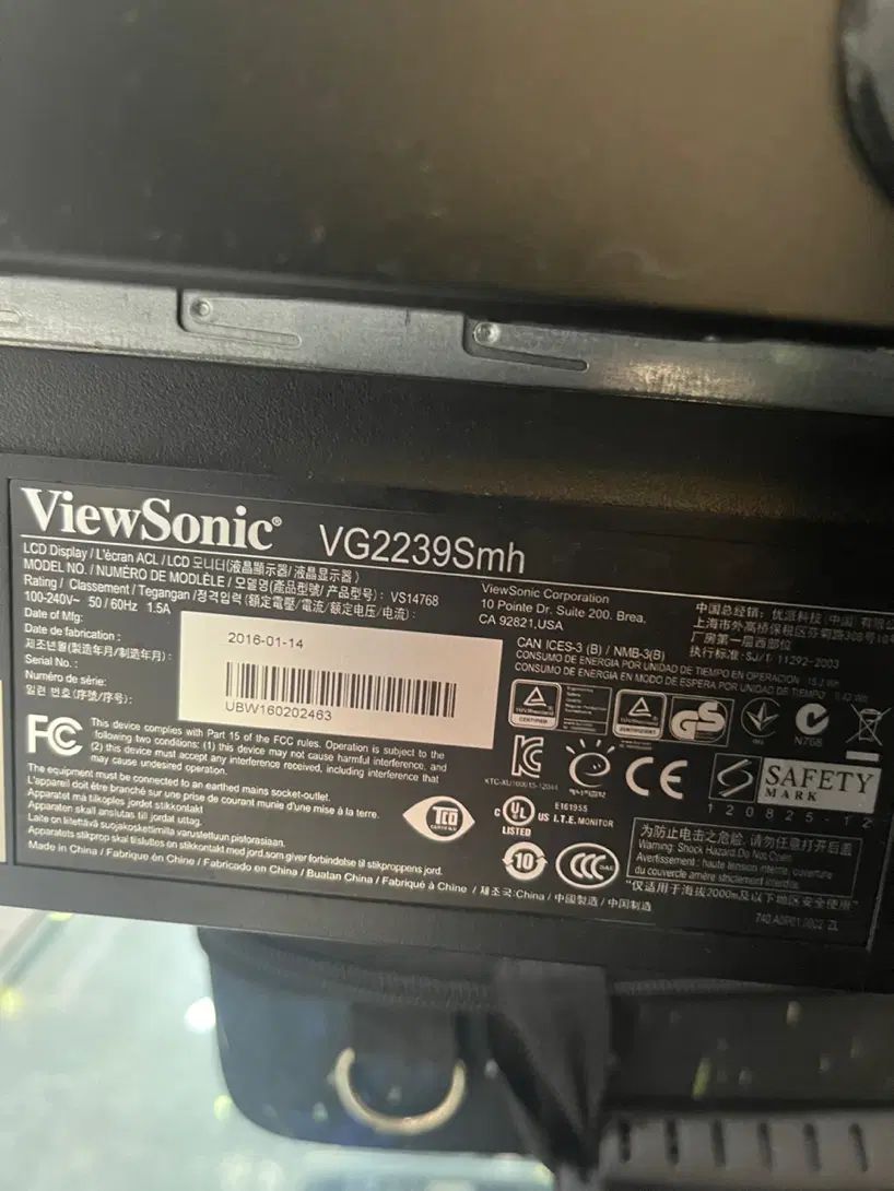 مانیتور view sonic|قطعات و لوازم جانبی رایانه|تهران, مشیریه|دیوار