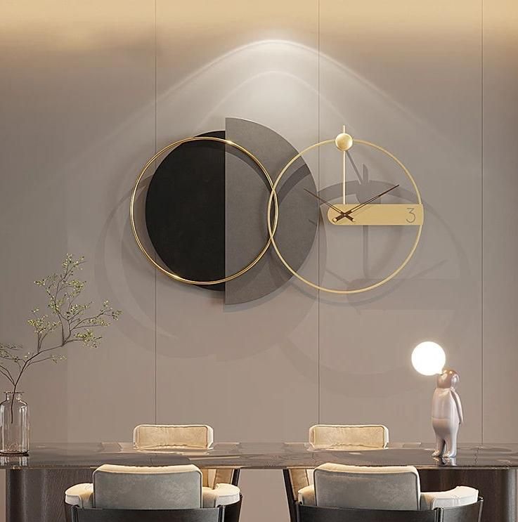 چوبی فلزی ساعت دیواری مدرن با ضمانت|ساعت دیواری و تزئینی|شیراز, شهرک امام حسن|دیوار