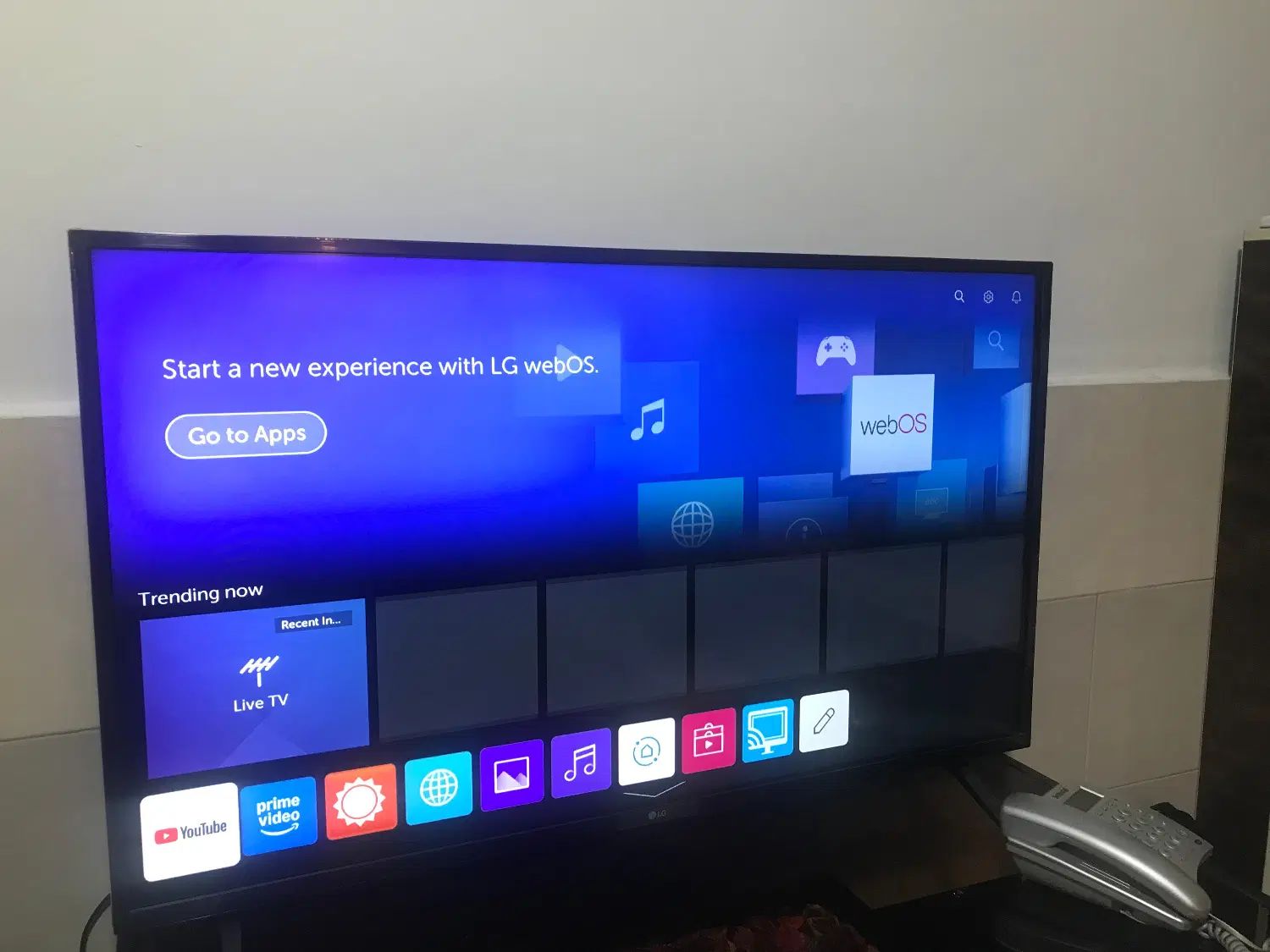تلوزیون LG سایز 43 اینچ ساخت کره|تلویزیون و پروژکتور|کرج, حسین‌آباد|دیوار