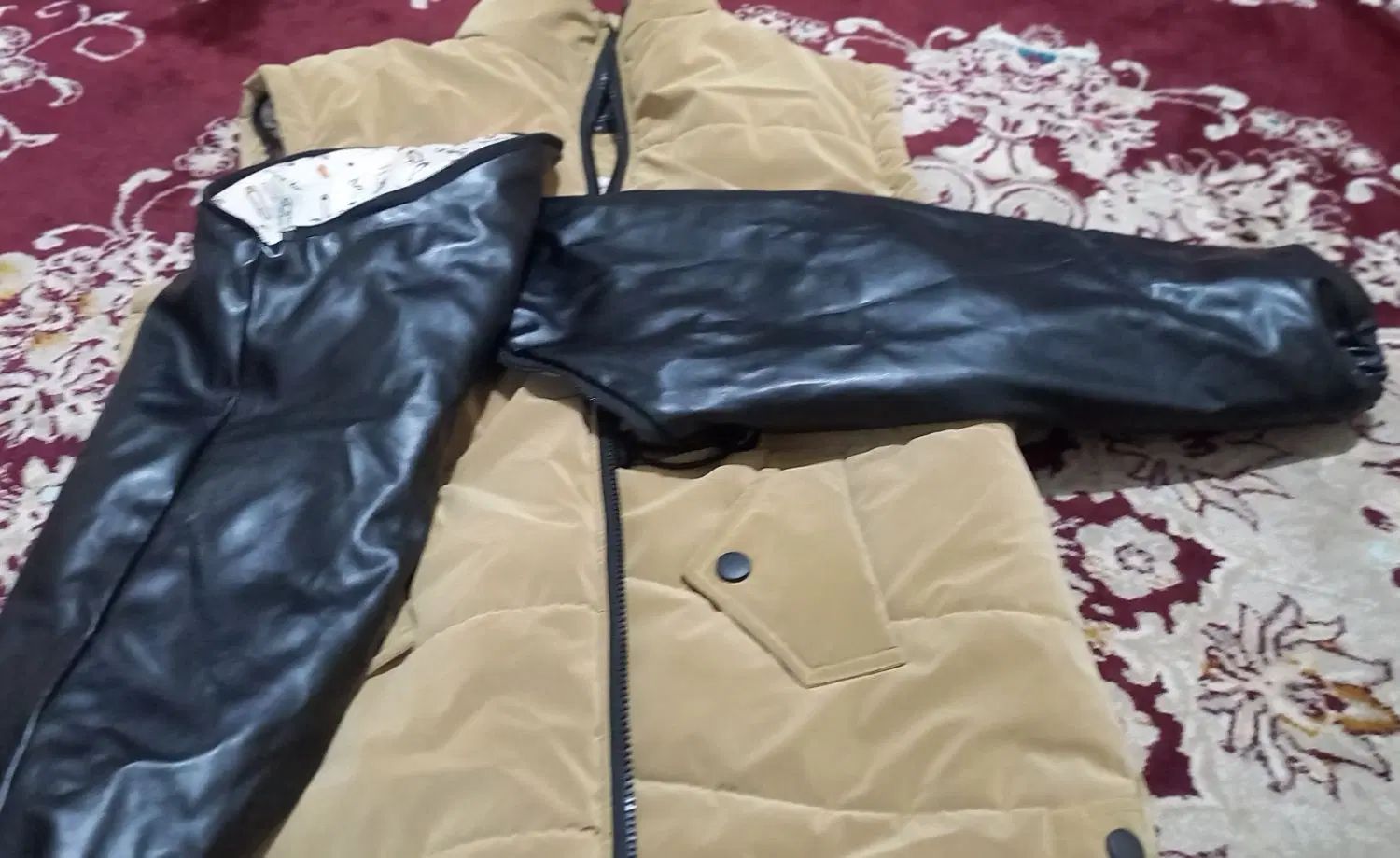 پافر  نو کرم رنگ سایز ۴۶ و  آجری رنگ در حد نو|لباس|تربت جام, میرقوام الدین|دیوار