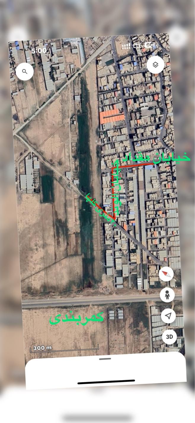 فروش ۸۵۰۰ متر زمین در خاوران فرون آباد اول|فروش دفتر صنعتی، کشاورزی، تجاری|خاوران, |دیوار