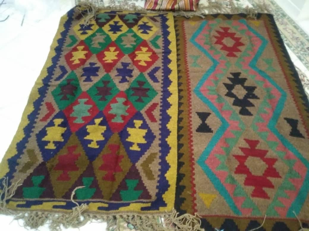 گلیم نو دستبافت با کیف جاجیم|گلیم، جاجیم، گبه|تهران, ارم|دیوار