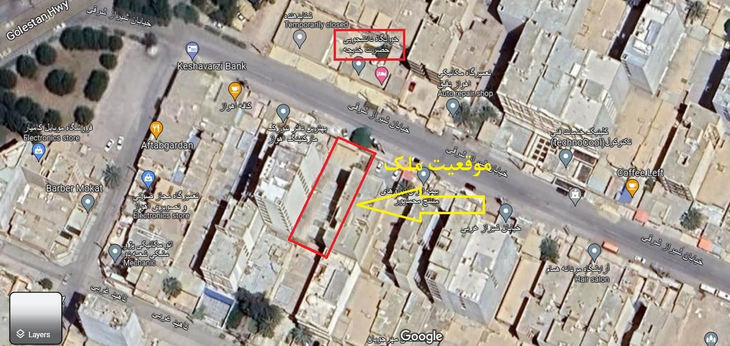 ویلایی دوطبقه زمین 560 متر گلستان شیراز غربی|فروش خانه و ویلا|اهواز, گلستان|دیوار