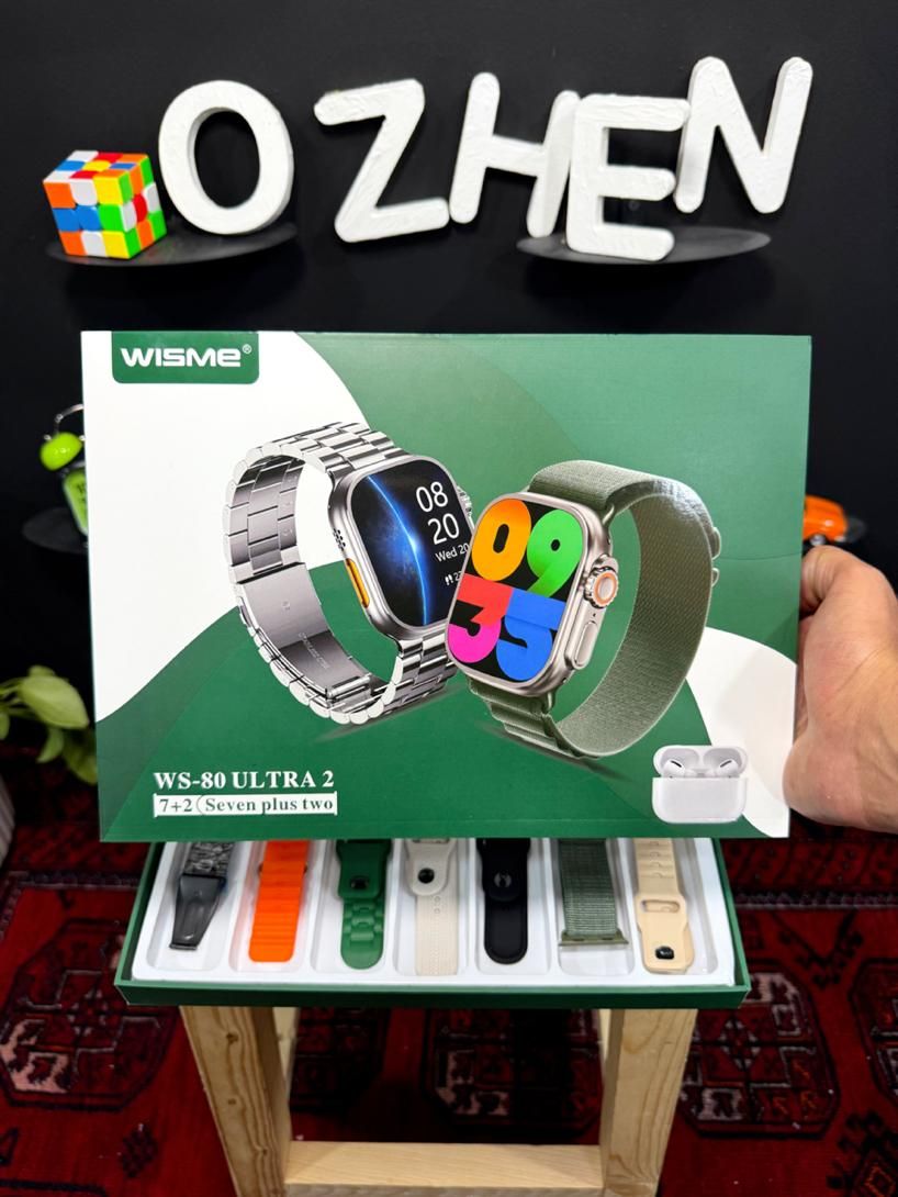 ساعت هوشمند WS-80 ULTRA2 (هفت بند + ایرپاد)|ساعت|قم, میرزائیه|دیوار