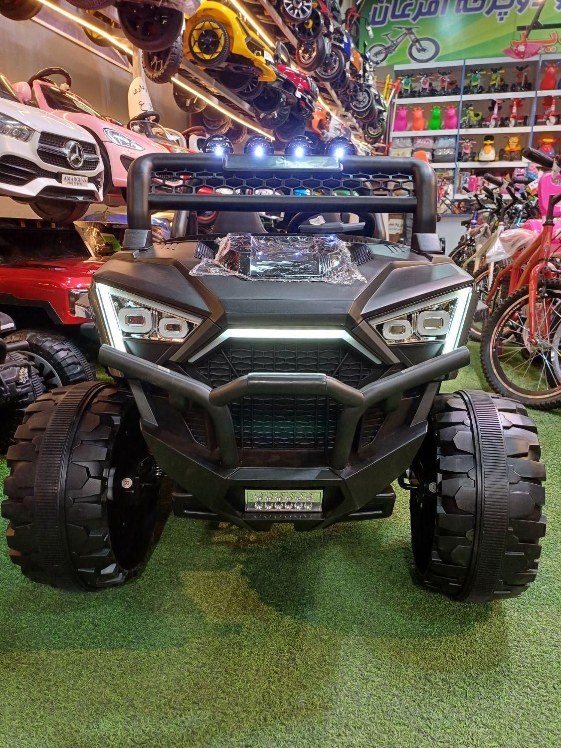 ماشین شارژی جیپ ساحلی چهارموتورپرقدرت|اسباب‌بازی بچه|مشهد, توس (بلوار توس)|دیوار