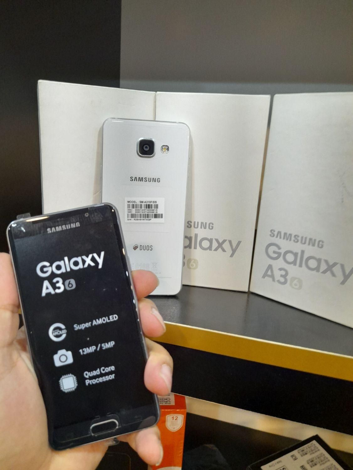 گوشی لمسی آکبند سامسونگGalaxy A3 (2017)۶|موبایل|تهران, شمس‌آباد|دیوار