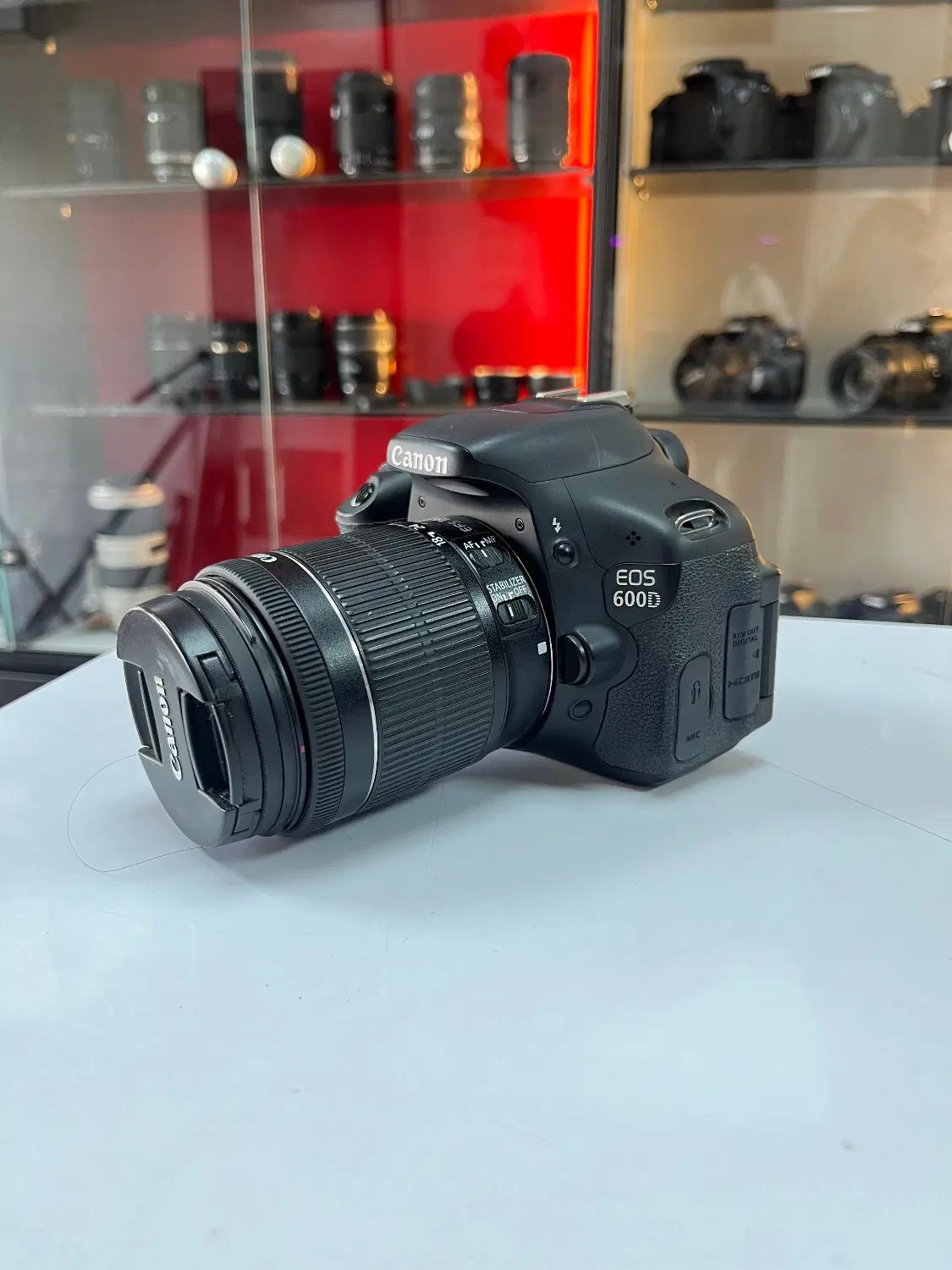 دوربین کنون canon 600d + 18-55 قیمت مناسب|دوربین عکاسی و فیلم‌برداری|کرج, عظیمیه|دیوار