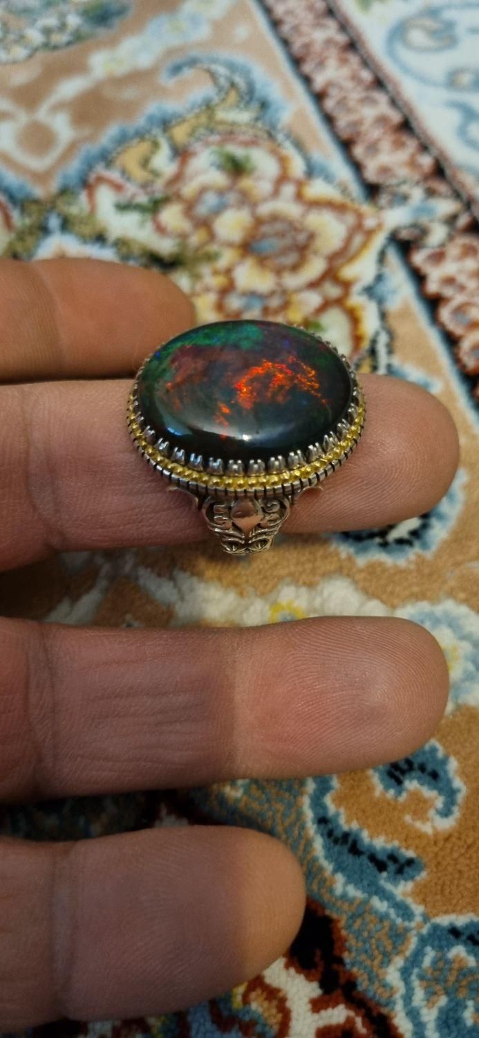 انگشتر فدیوم طلای انوار|جواهرات|ری, جوانمرد قصاب|دیوار