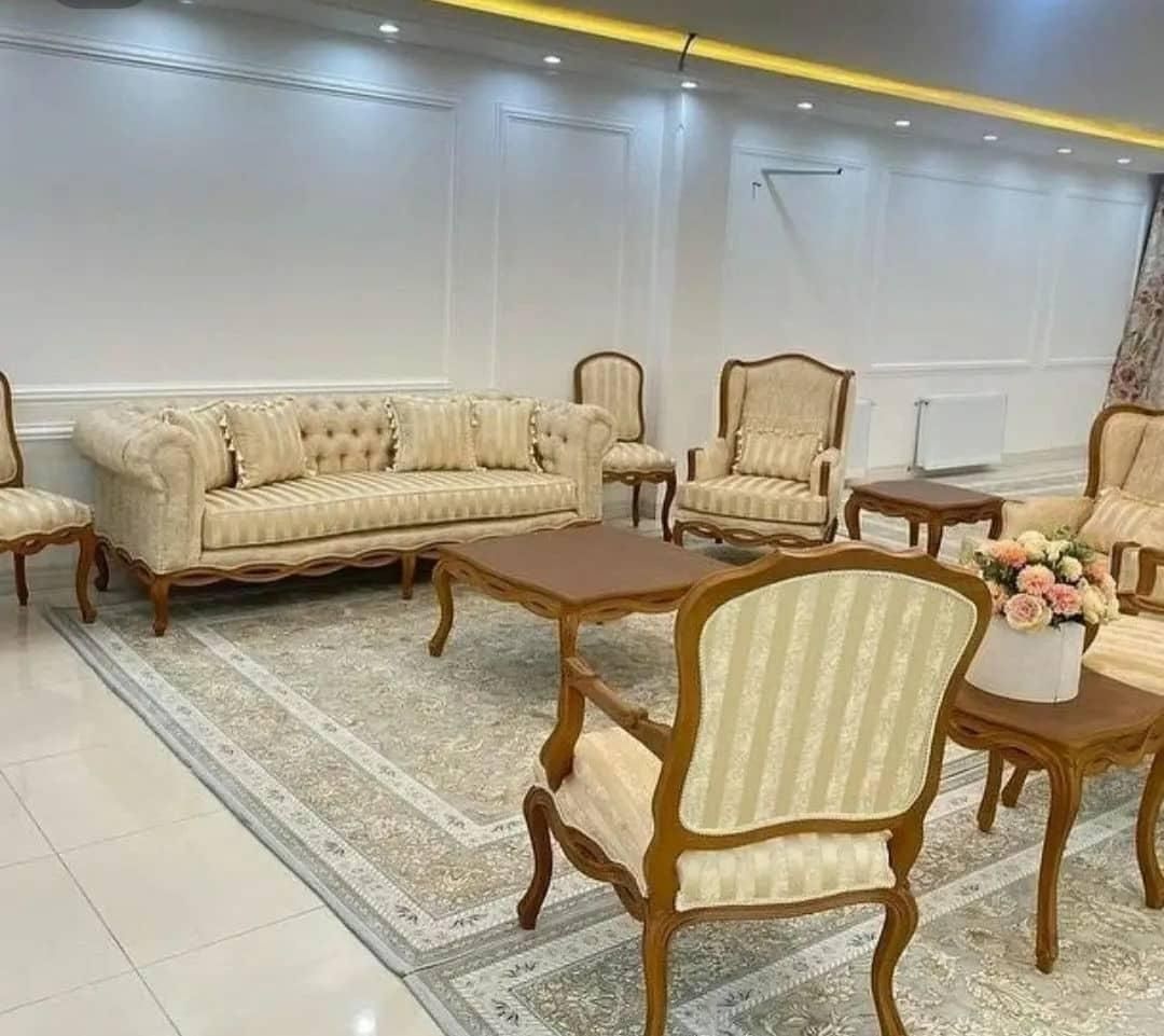 مبل کویین فرانسوی (اقساط)با کمترین پیش پرداخت|مبلمان خانگی و میز عسلی|اراک, |دیوار