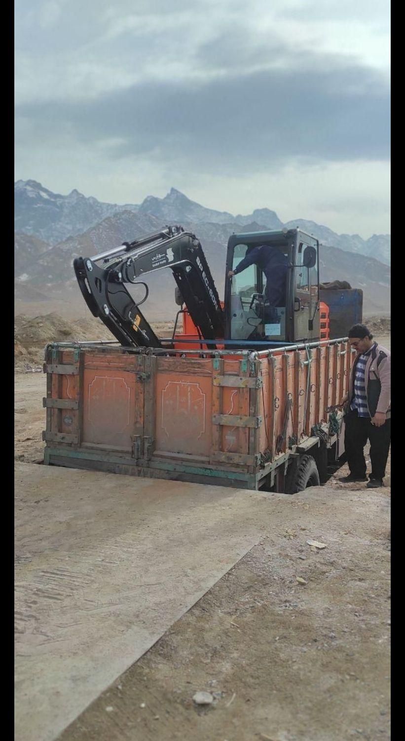 اجاره مینی بیل مکانیکی/ بیل زنجیری/ خاکبرداری|خدمات حمل و نقل|سامان, |دیوار