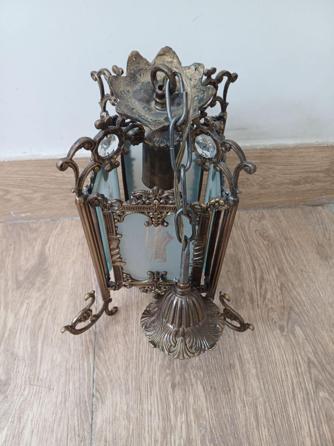 لوستر برنز اصلی|لوستر و چراغ آویز|مهاباد (آذربایجان غربی), |دیوار