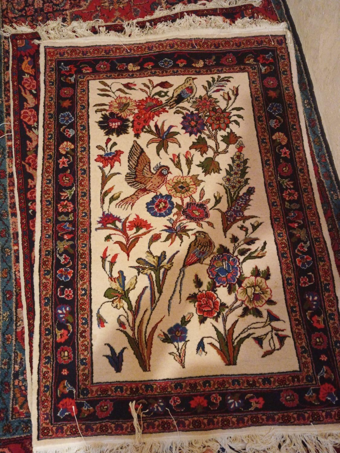 فرش دستباف گل وبلبل|فرش|سنقر, |دیوار