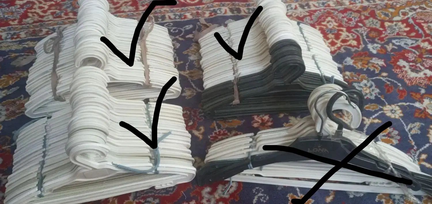 تعداد ۱۲۹چوب لباسی نوجوان فروش و معاوضه با حیوانات|بندرخت و رخت‌آویز|اصفهان, حصه شمالی|دیوار