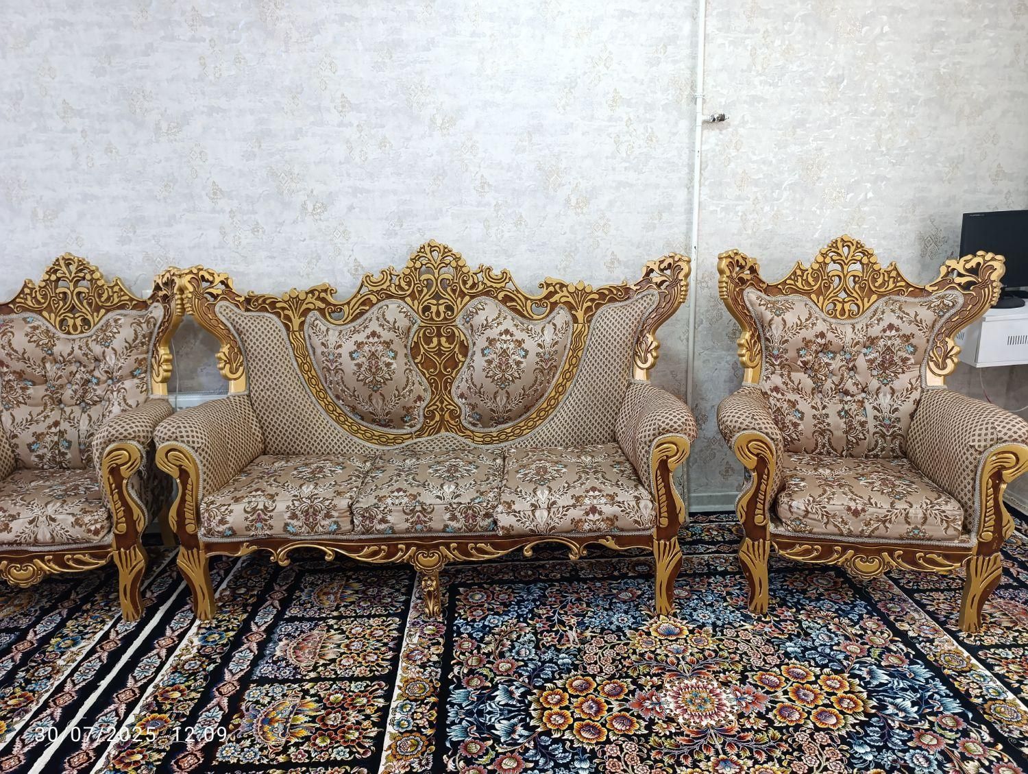 مبل سلطنتی|مبلمان خانگی و میز عسلی|چرداول, |دیوار