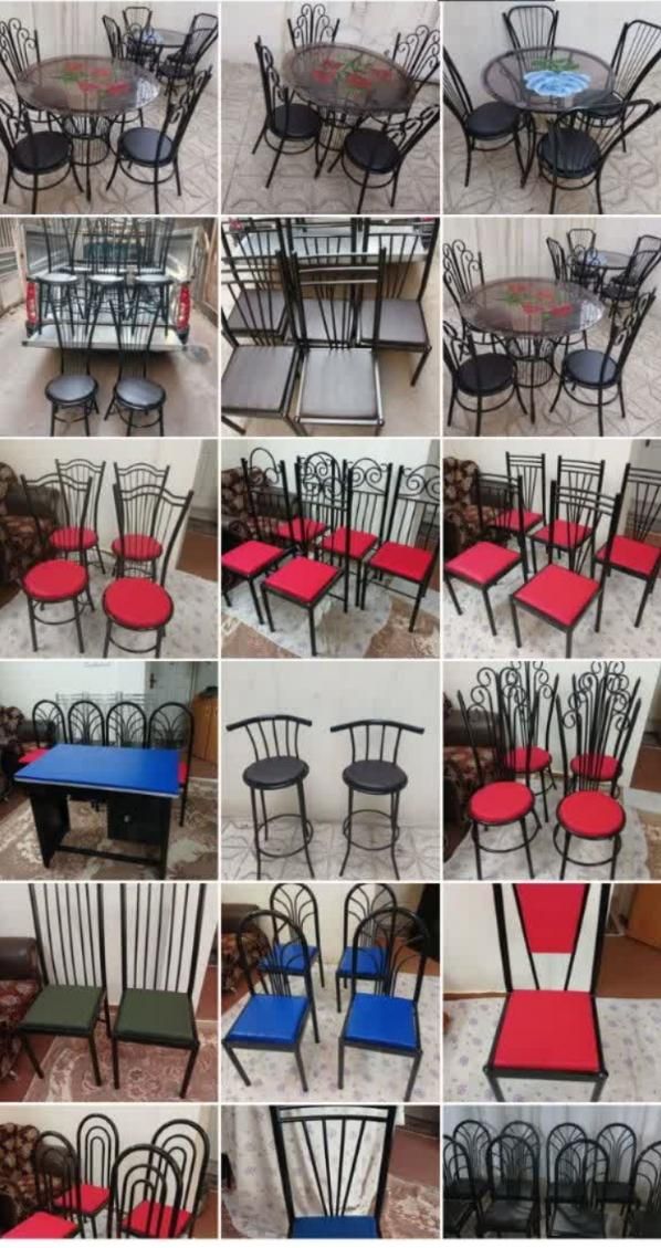 میز نهارخوری غذاخوری صندلی فلزی آهنی اغذیه رستوران|میز و صندلی غذاخوری|مشهد, شهرک رازی (شهرک غرب)|دیوار