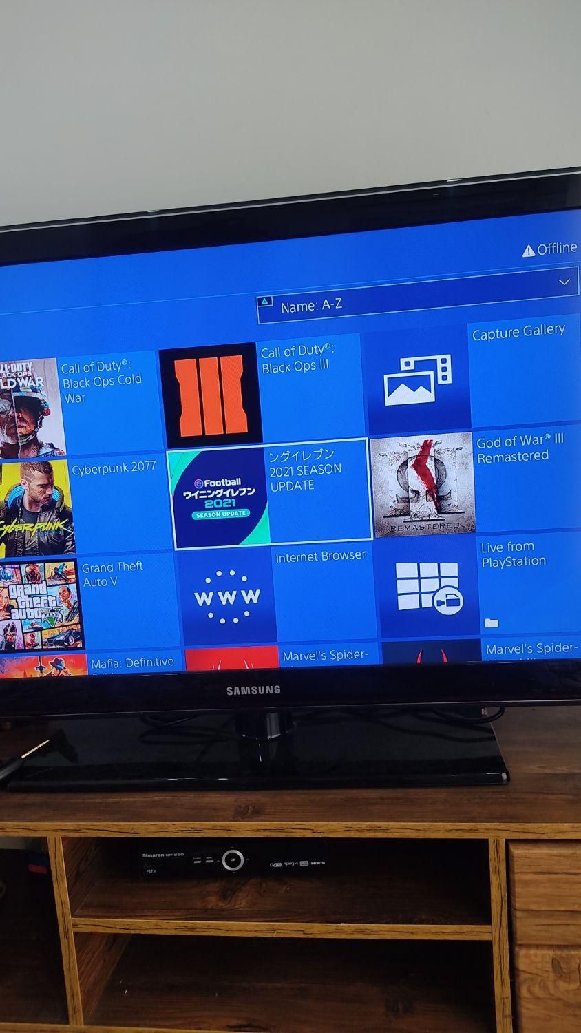 ps4 اسلیم یک ترا با بازی pes21|کنسول، بازی ویدئویی و آنلاین|محمودآباد, |دیوار