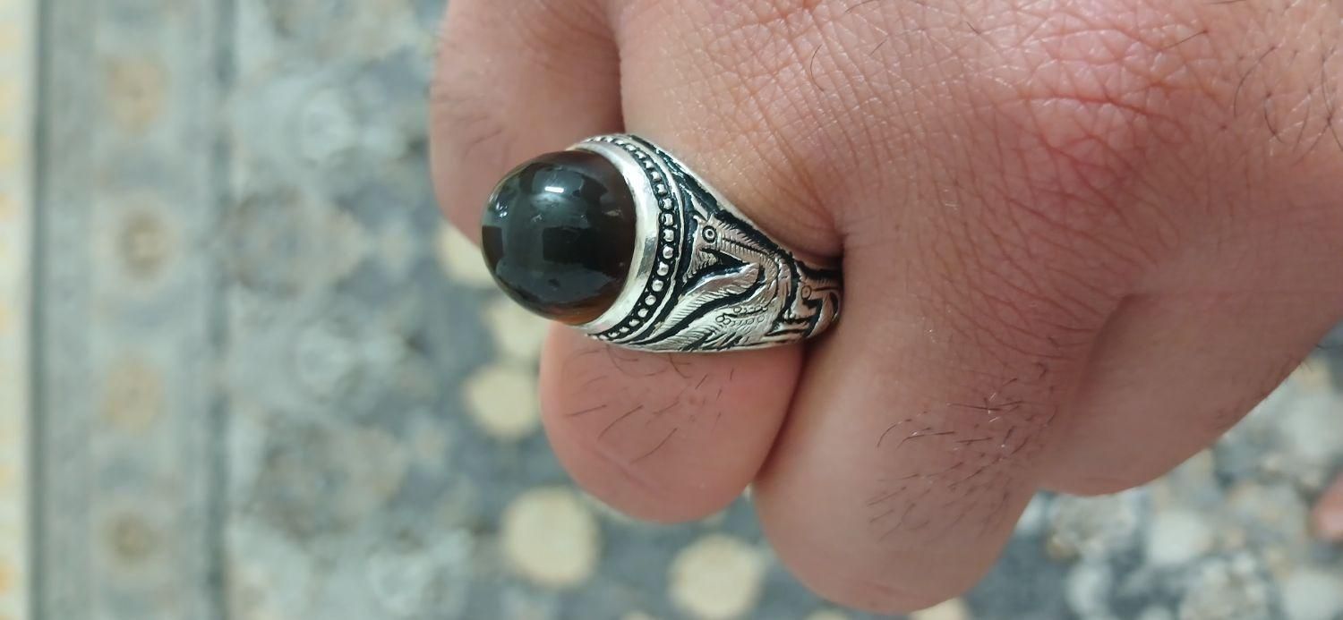 انگشتر نقره رکاب استاد ازاده|جواهرات|قائم‌شهر, |دیوار