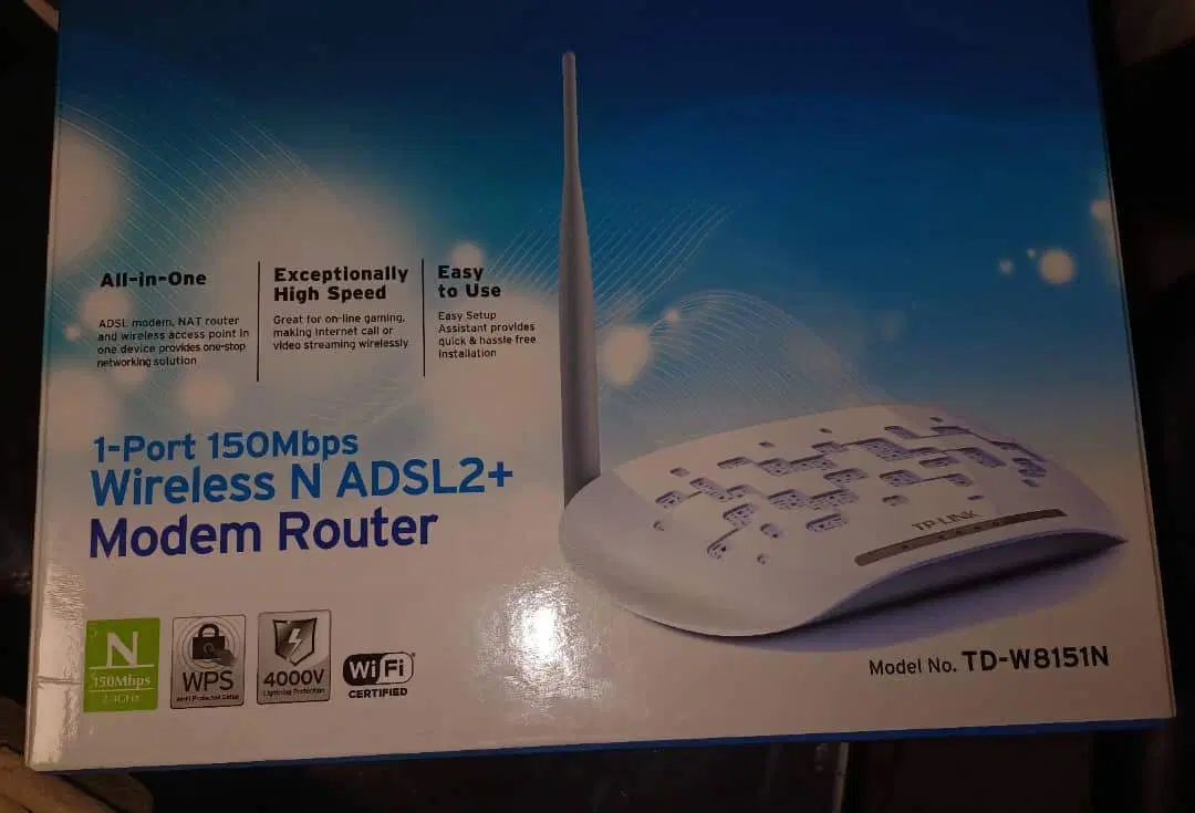 مودم روتر بی‌سیم TP-Link TD-W8151N|مودم و تجهیزات شبکه|کرج, گوهردشت|دیوار
