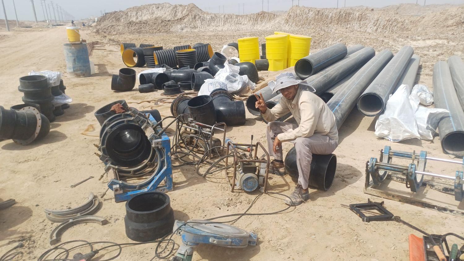 جوشکاری لوله پلی اتلین|خدمات پیشه و مهارت|شوش, |دیوار