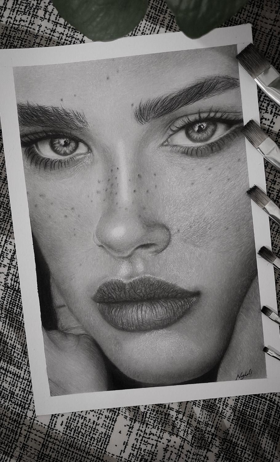 طراحی سیاه قلم|تابلو، نقاشی، عکس|اهواز, حصیرآباد|دیوار