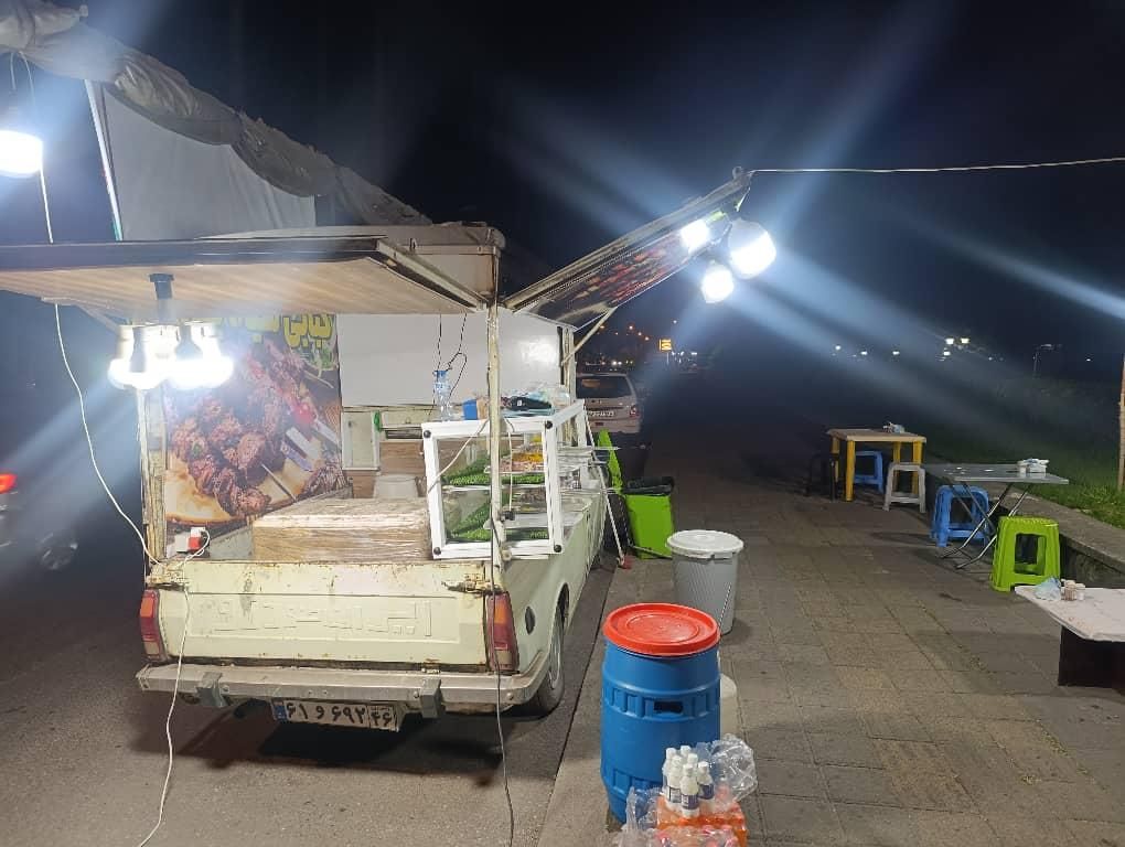 کبابی سیار با امکانات کامل|کافی‌شاپ و رستوران|رشت, پارک شهر|دیوار