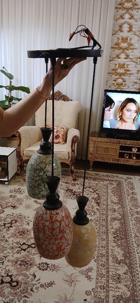 لوستر|لوستر و چراغ آویز|گنبد کاووس, |دیوار