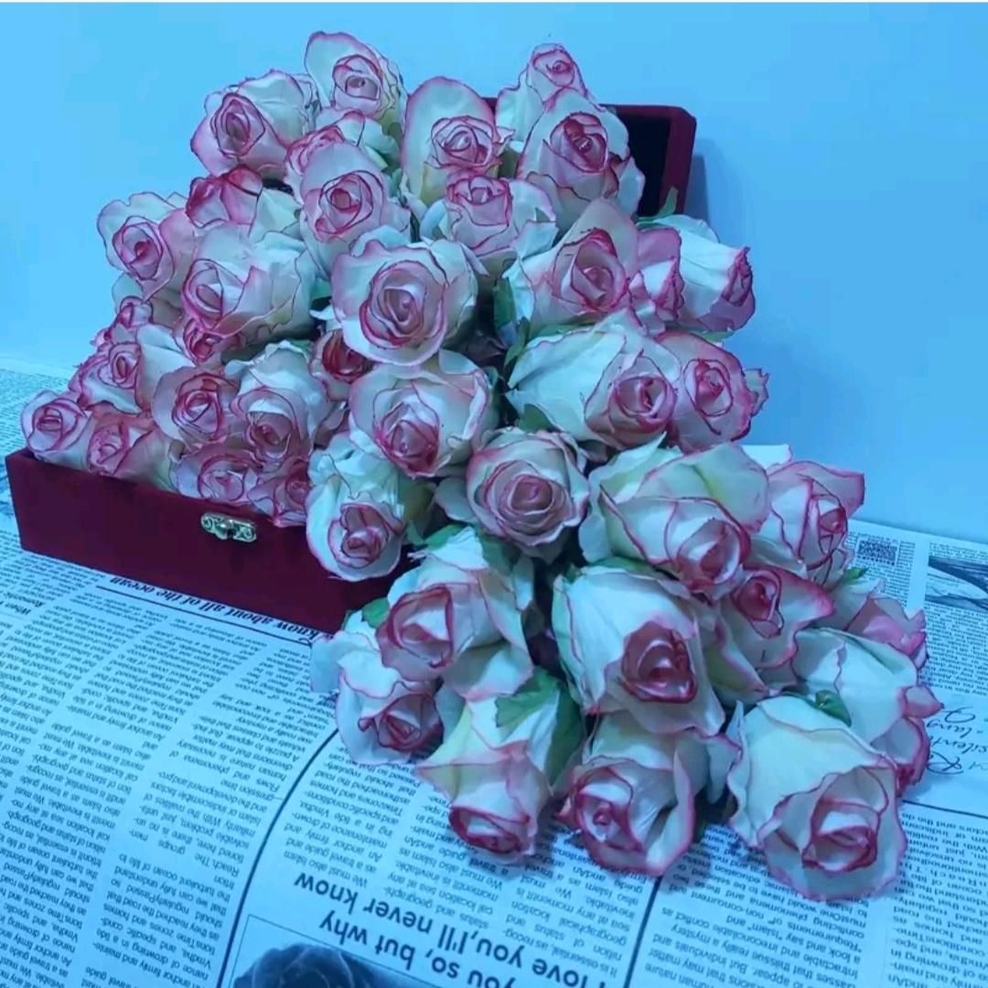 گل رز پارچه ای  مصنوعی|گل مصنوعی|قم, باجک یک|دیوار