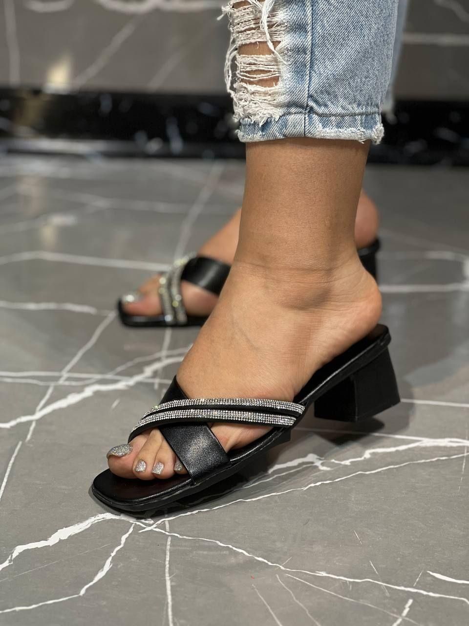 دمپایی پاشنه دار دو نگین|کیف، کفش، کمربند|تهران, زهتابی|دیوار