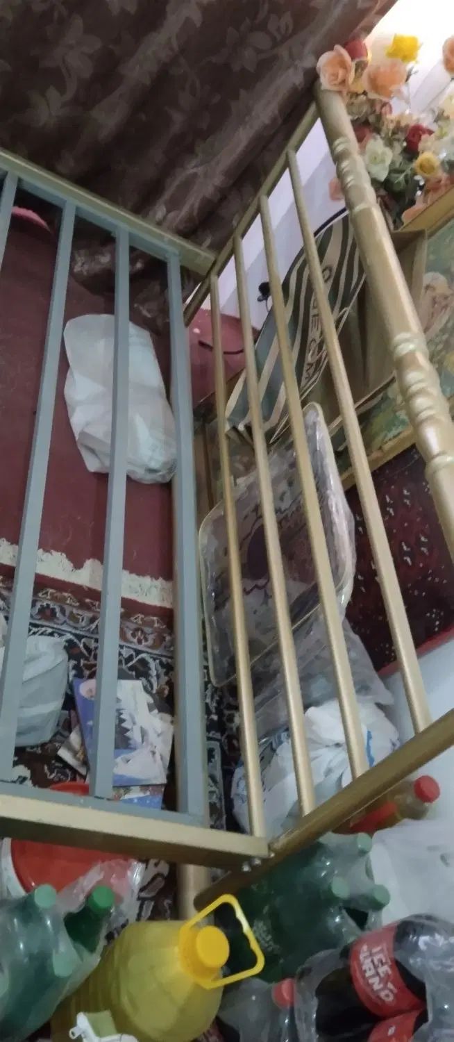 تخت فلزی دونفره|تخت و سرویس خواب|مشهد, طبرسی شمالی|دیوار