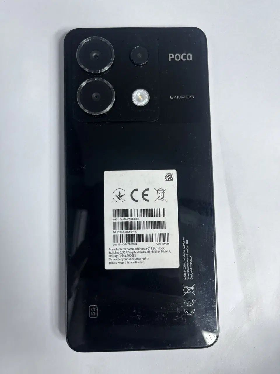 شیائومی Poco X6 با حافظهٔ ۲۵۶ گیگابایت|موبایل|تهران, شکوفه|دیوار