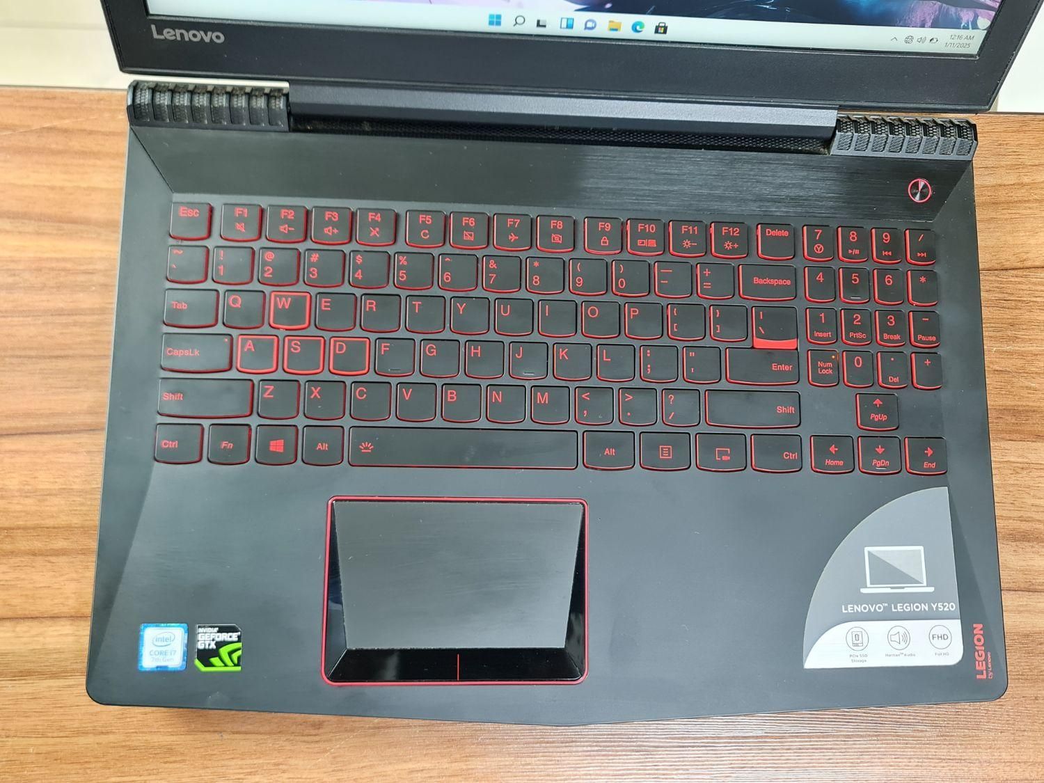لنوو LEGION گیمینگ حرفه ای core i7 ram 32|رایانه همراه|شیراز, فرگاز|دیوار