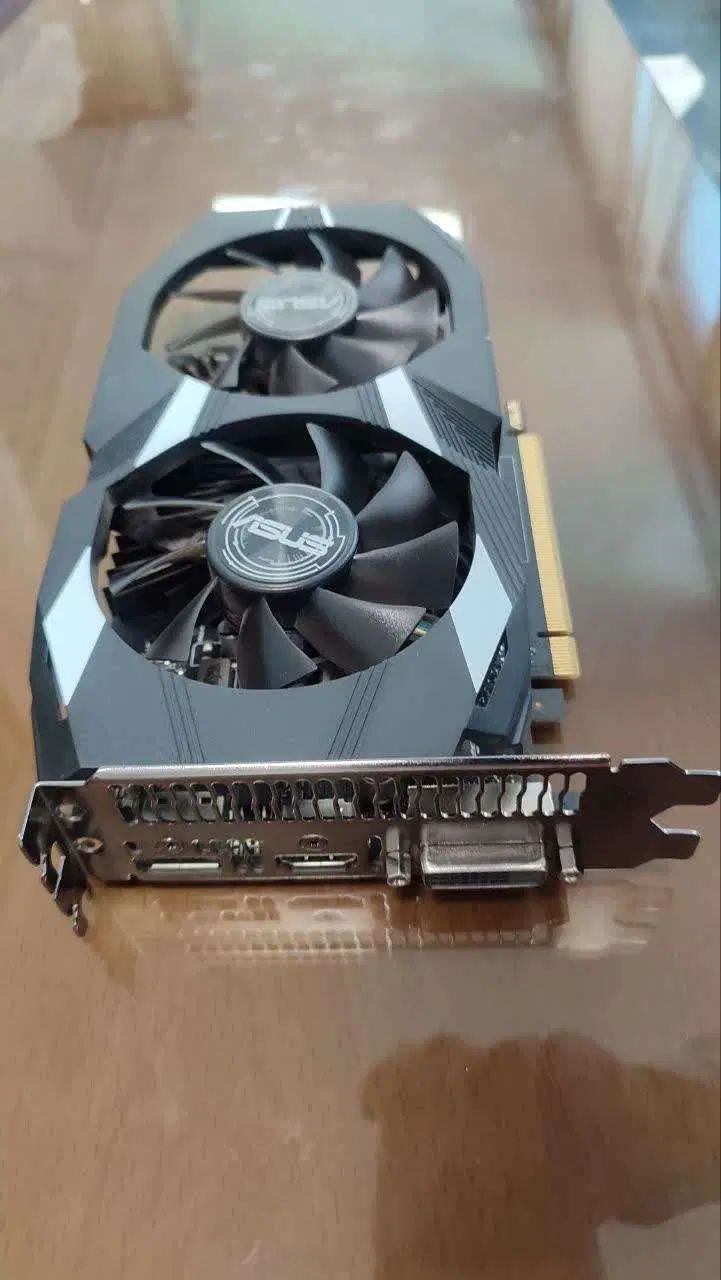 کارت گرافیک ایسوس دو فن 1050 2GB بیت بالا درحد نو|قطعات و لوازم جانبی رایانه|تهران, فدک|دیوار