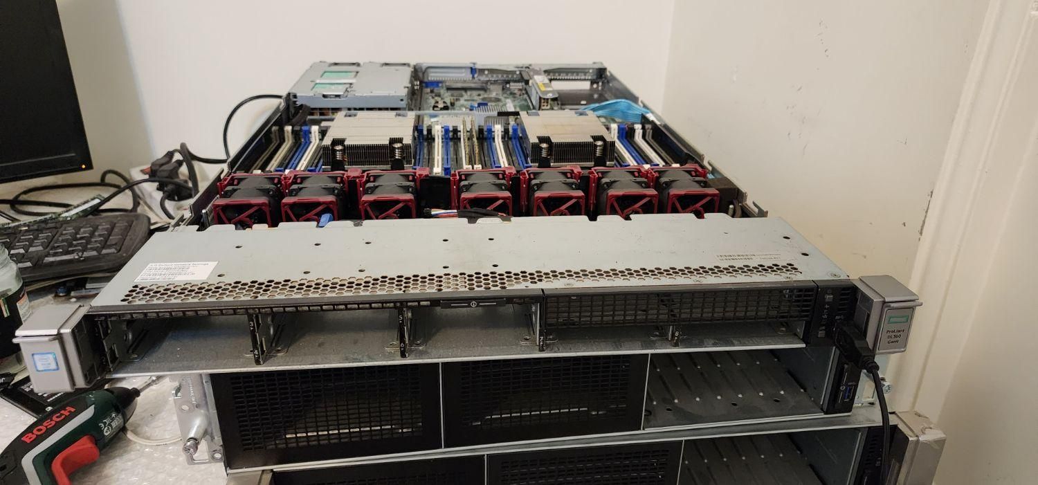 سرور server dl360 g9 8sff used|مودم و تجهیزات شبکه|تهران, سهروردی|دیوار
