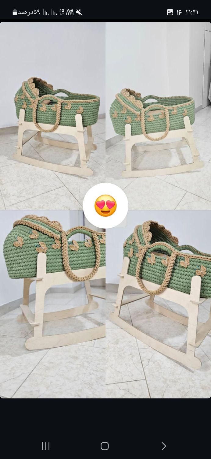 سیسمونی تریکو جهیزیه عروسک|کالسکه و لوازم جانبی|اردبیل, |دیوار