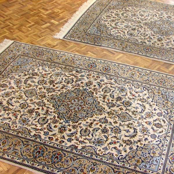 دو تخته قالیچه3 متری دستباف کاشان (جفت)|فرش|اهواز, خیابان ۳۰ متری|دیوار