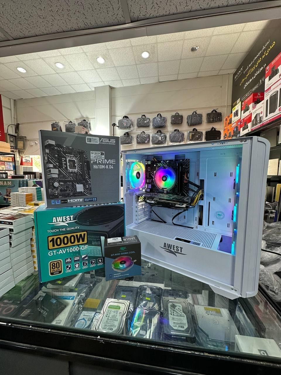 کامپیوتر گیمینگ i5 نسل۱۲ رم ۳۲ گرافیک RX580|رایانه رومیزی|کرمان, |دیوار