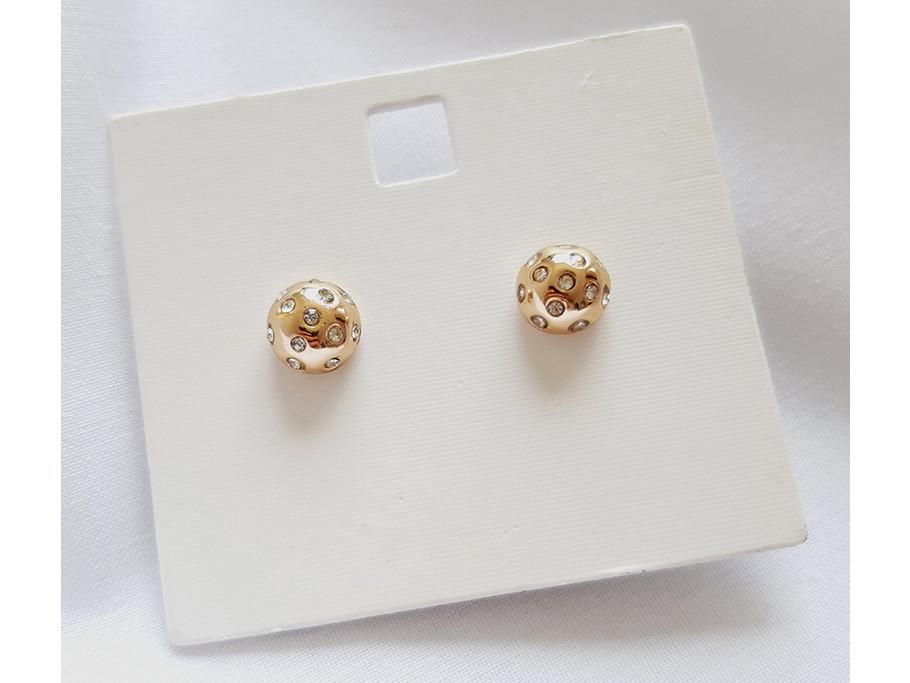 گوشواره میخی تکی نگین دار طلایی|بدلیجات|اراک, |دیوار