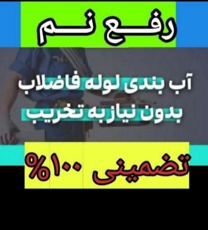 رهایی از نمزدگی شوره چِکه رطوبت سقف کف رفع نم|خدمات پیشه و مهارت|بجنورد, |دیوار