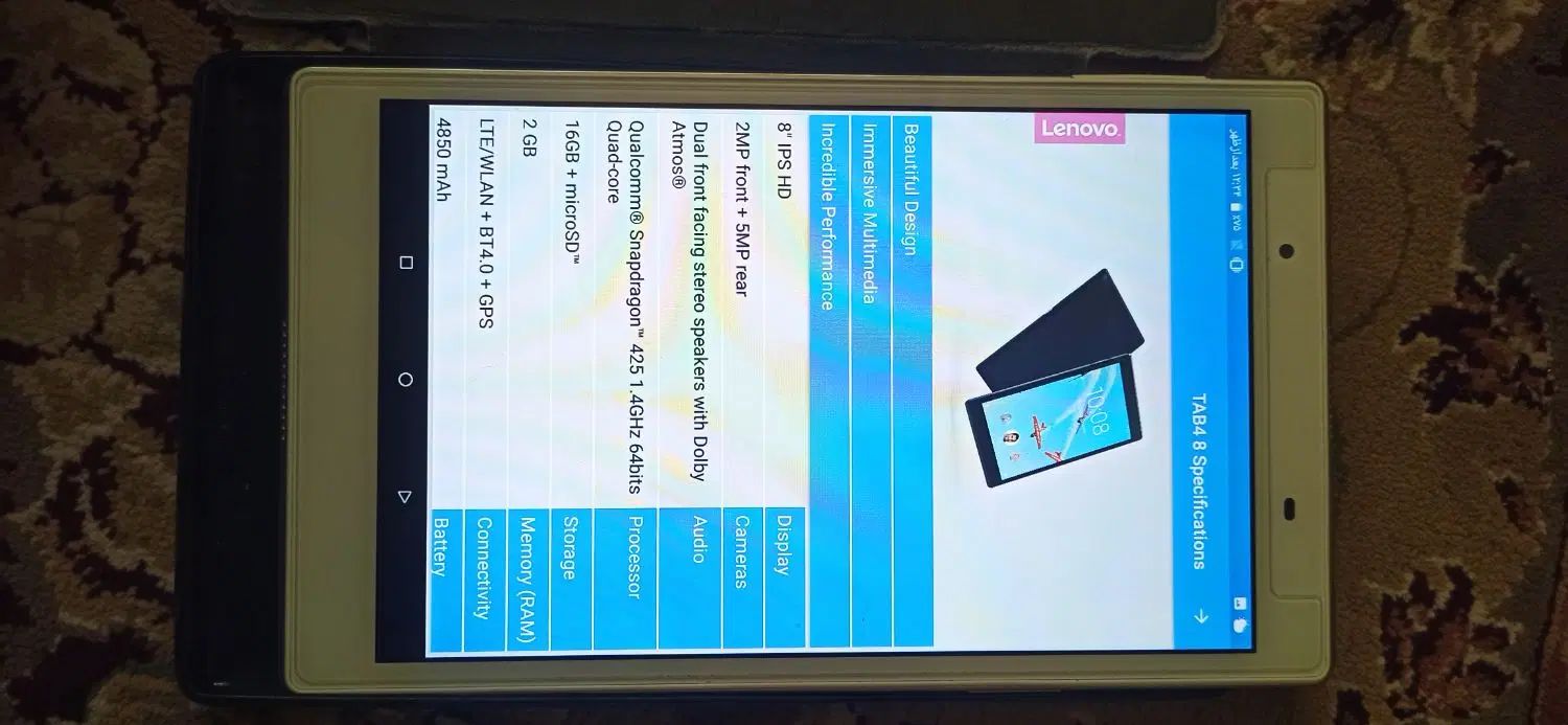 تبلت لنوو tab 4|تبلت|کرج, دهقان ویلا|دیوار