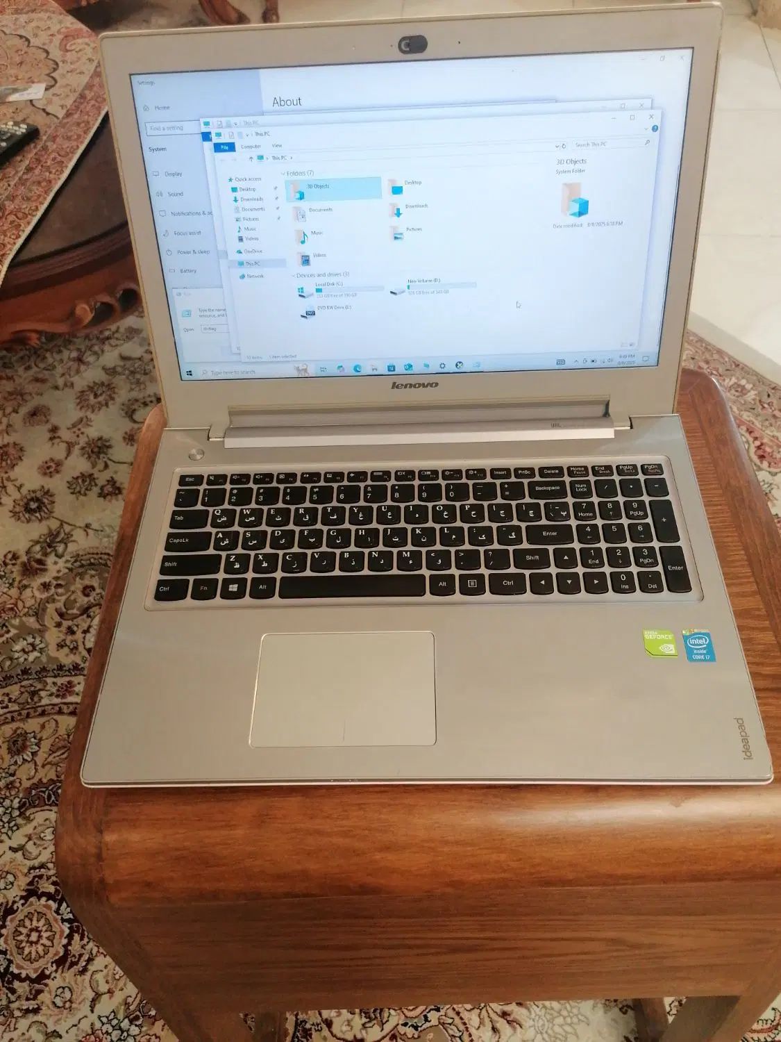 لپ تاپ لنوو lenovo laptop z510|رایانه همراه|تهران, نیروی هوایی (پیروزی)|دیوار