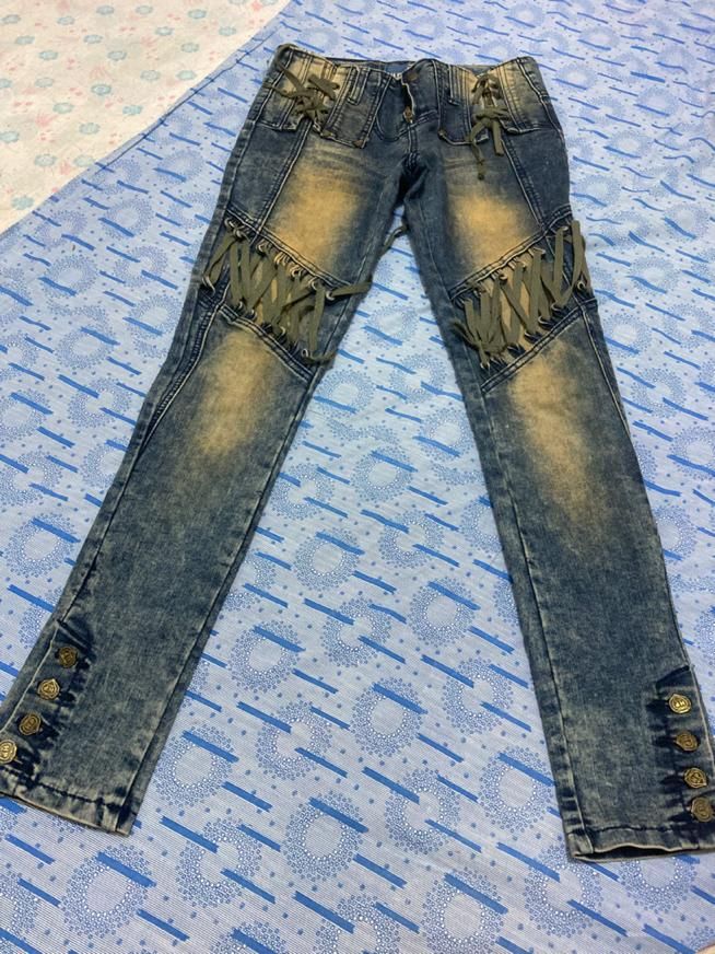 شلوار لی خارجی نو و دومدل پیراهن شیک دخترانه|لباس|شهرضا, |دیوار