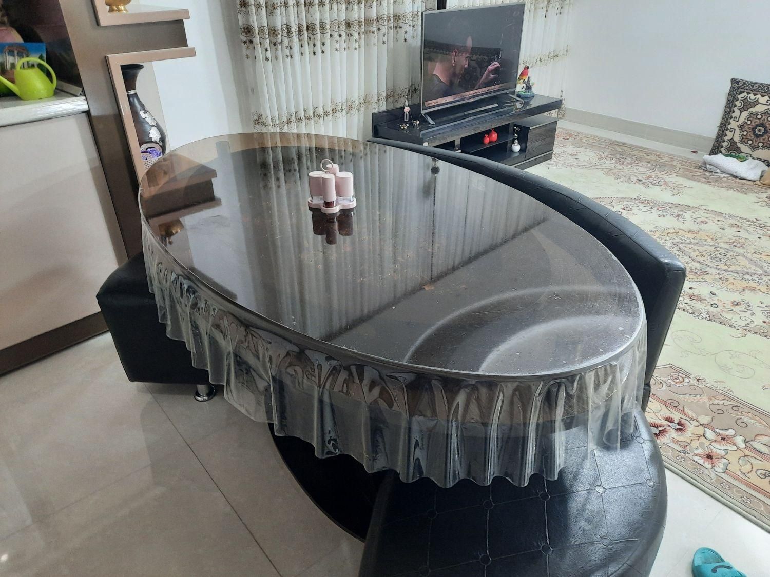 میز مبلی نهار خوری ۴ نفره|میز و صندلی غذاخوری|اسفراین, |دیوار