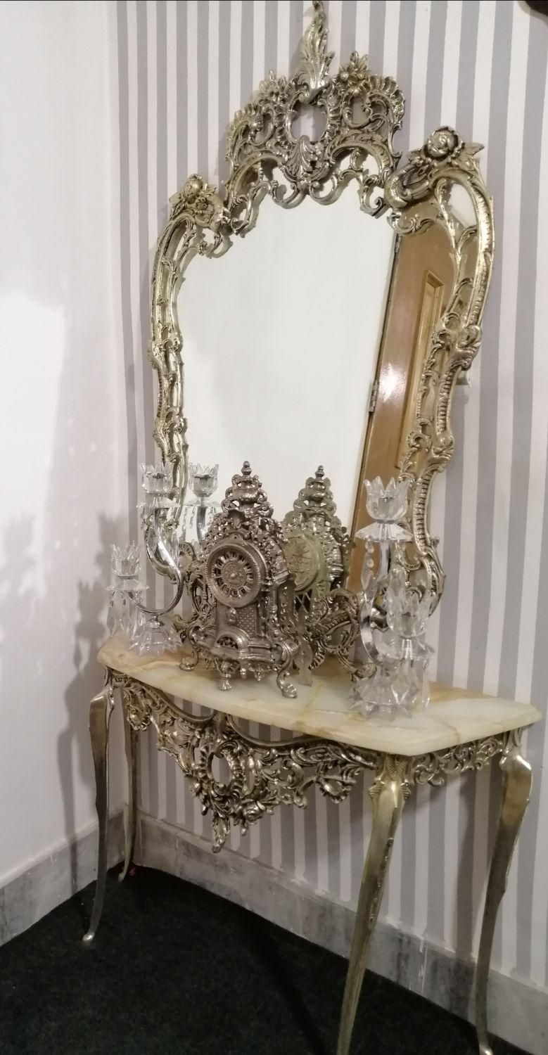 آینه و شمعدان|آینه|مشکیندشت, |دیوار