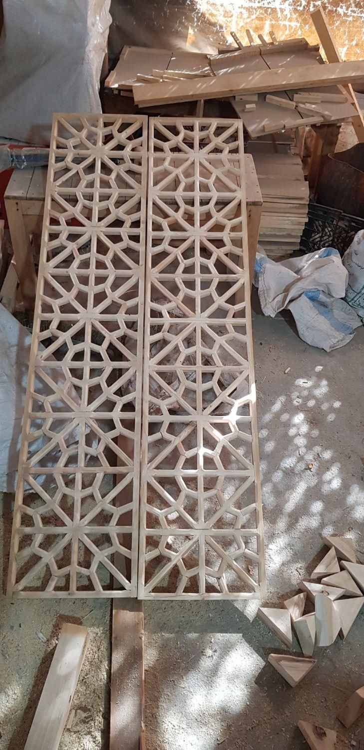 مشبک گره چینی چوب|صنایع دستی و سایر لوازم تزئینی|کرج, شهرک جهاننما|دیوار