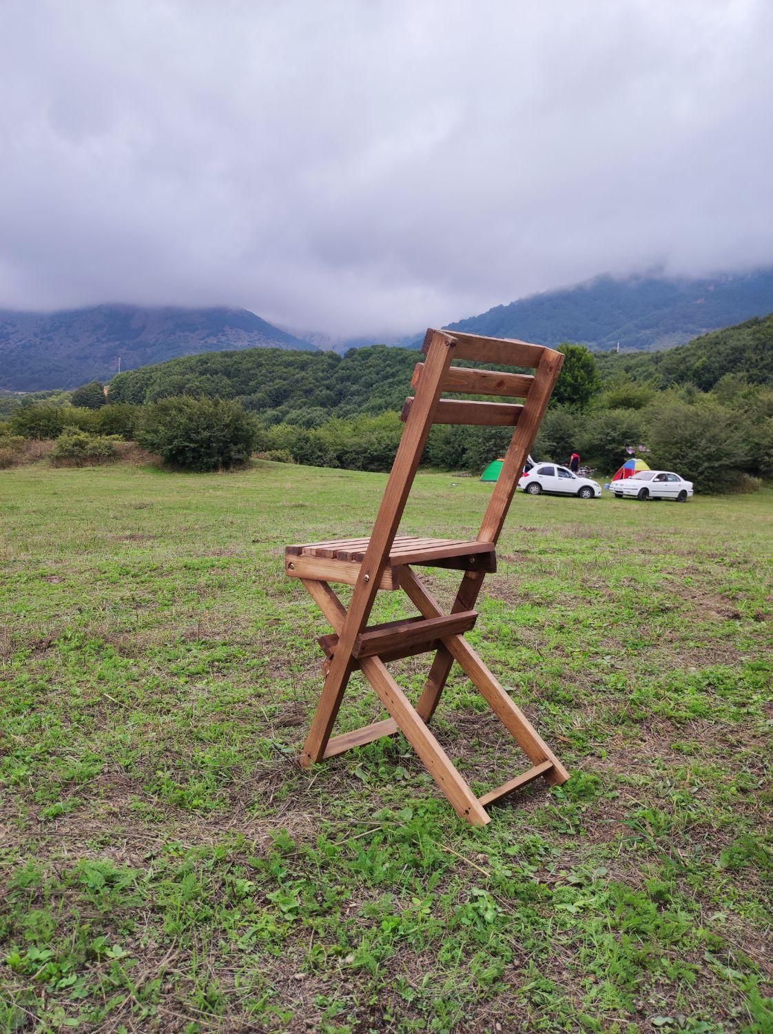 میز و صندلی تاشو چوبی / کافه|میز و صندلی غذاخوری|قزوین, |دیوار