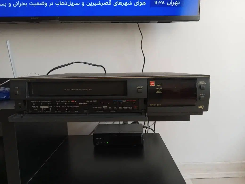 ویدئو ناسیونال j20 NV حرفه ایvhs|پخش‌کننده DVD و ویدیو|تهران, ارم|دیوار