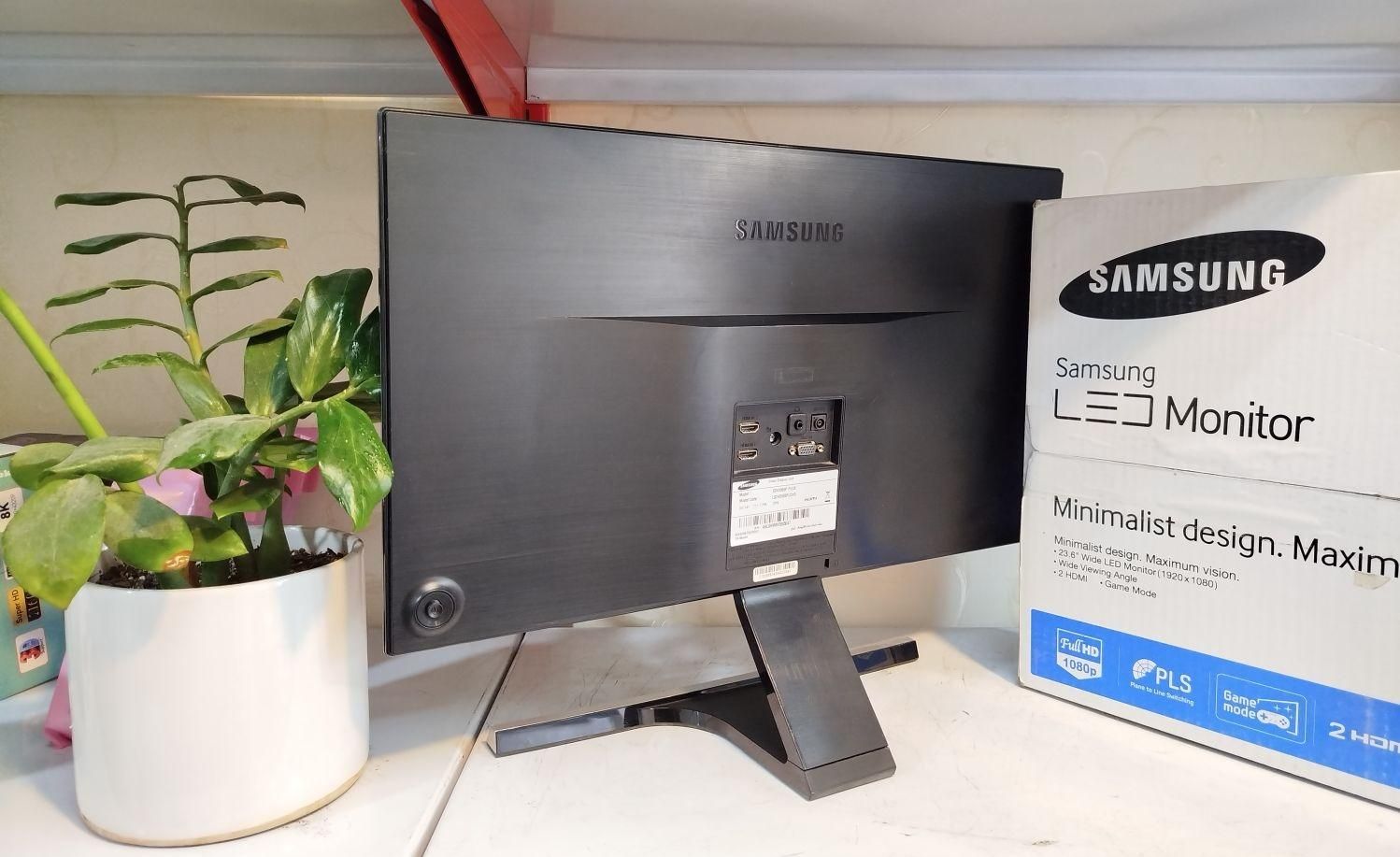 مانیتور حرفه ای 24اینچ Samsung پنل PLS/فول پورت|قطعات و لوازم جانبی رایانه|تهران, نازی‌آباد|دیوار