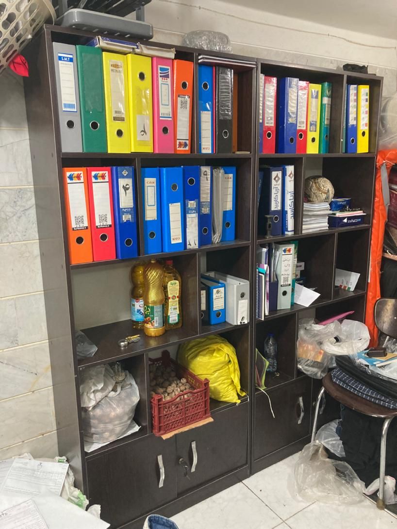 کتابخانه و کمد چوبی|کتابخانه، شلف، قفسه‌های دیواری|تهران, پونک|دیوار